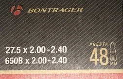 Bontrager MTB Standaard Binnenband-Zwart-27.5x2.00-2.40 3 Bontrager MTB Standaard Binnenband-Zwart-27.5x2.00-2.40