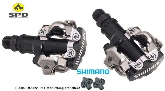 Shimano LX PD M520 Pedaalset Incl. Schoenplaten 4 Shimano LX PD M520 Pedaalset Incl. Schoenplaten - Afbeelding 2