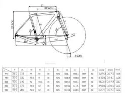 Massini Fuoristrada Gravel Carbon Disc Frameset -Shimano Verkoop fuoristrada geometrie 1