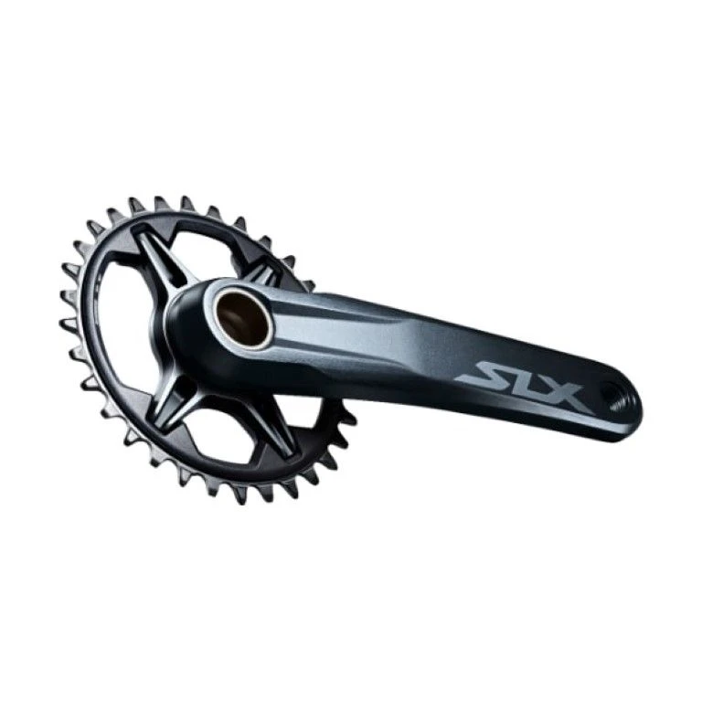 Shimano SLX M7100-1 XC Single Speed Crankset-Zwart-175mm-34 4 Shimano SLX M7100-1 XC Single Speed Crankset-Zwart-175mm-34 - Afbeelding 2