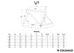 Colnago V3 Sram Rival AXS-Rood-48s -Shimano Verkoop v3geo
